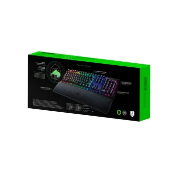 Razer BLACKWIDOW V3 - Mechanical Keyboard (Green Switch) - Wrist Rest - GR Layout - 
