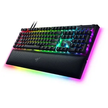 Razer BLACKWIDOW V4 PRO - Gaming Mechanical RGB Keyboard - Green Clicky Switches - Macros - 