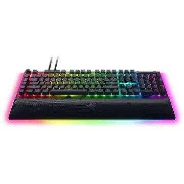 Razer BLACKWIDOW V4 PRO - Gaming Mechanical RGB Keyboard - Green Clicky Switches - Macros - 
