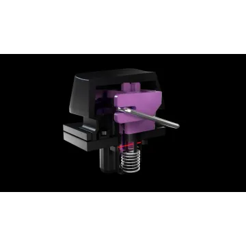 Razer HUNTSMAN MINI MERCURY ED. - 60% Opto Mechanical Gaming Keyboard Purple Switch - US Layout - 