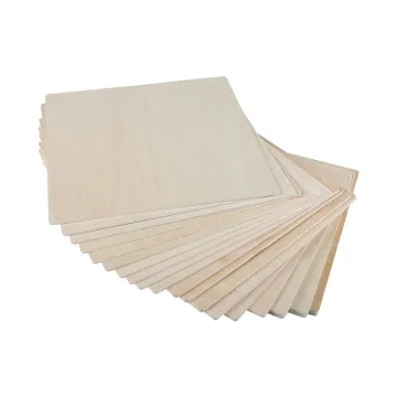 Creality Smart Laser Engraver Basswood Plywood 10x Sheets 3mm (30,4x30,4cm) Intelligent Recognition