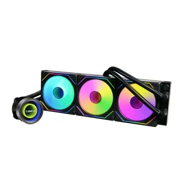 Lian Li Galahad II Trinity 360 SL-Inf Black - AIO GPU Liquid Cooler with ARGB INFINITY Fans