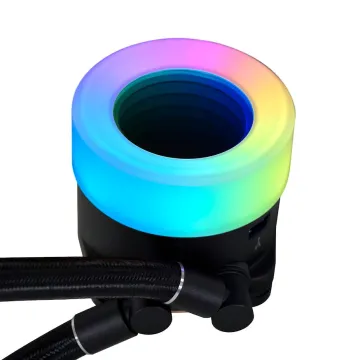Lian Li Galahad II Trinity 360 Black - AIO GPU Liquid Cooler with ARGB Fans - 