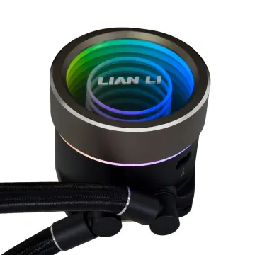 Lian Li Galahad II Trinity 360 Black - AIO GPU Liquid Cooler with ARGB Fans - 