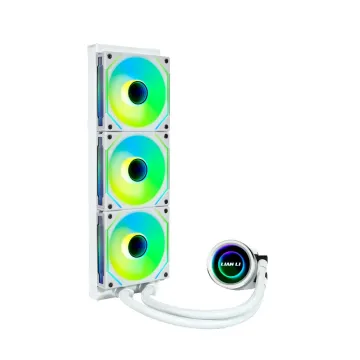 Lian Li Galahad II Trinity 360 SL-Inf White - AIO GPU Liquid Cooler with ARGB INFINITY Fans - 