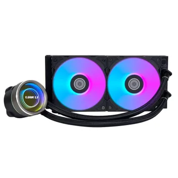 Lian Li Galahad II Trinity 240 Black - AIO GPU Liquid Cooler with ARGB Fans - 