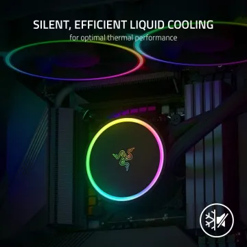 Razer HANBO Chroma RGB AIO Liquid Cooler - Powerful aRGB Silent PWM Fans - 360MM - 