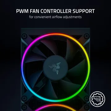 Razer HANBO Chroma RGB AIO Liquid Cooler - Powerful aRGB Silent PWM Fans - 360MM - 