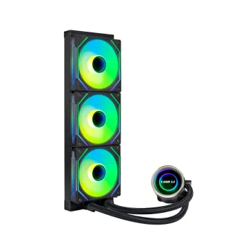 Lian Li Galahad II Trinity 360 SL-Inf Black - AIO GPU Liquid Cooler with ARGB INFINITY Fans - 