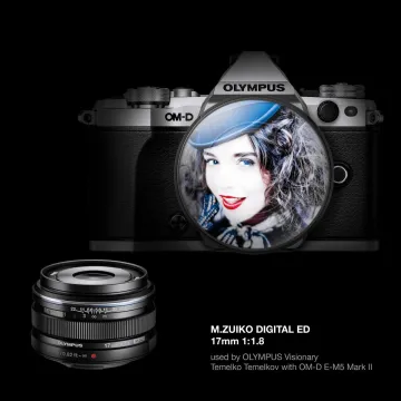 Olympus 17mm 1:1.8 II BLACK M.ZUIKO DIGITAL (EW-M1718) Lense Micro FT - 