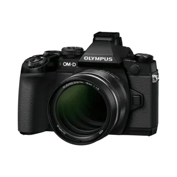 Olympus 75mm 1:1.8 BLACK M.ZUIKO DIGITAL (ET-M7518) Lense Micro FT - 