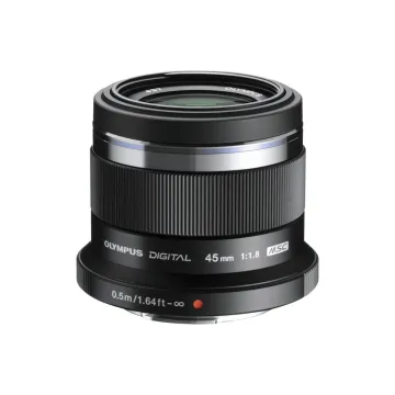 Olympus 45mm 1:1.8 BLACK M.ZUIKO DIGITAL (ET-M4518) Lense Micro FT