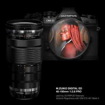 Olympus 40-150mm 1:2.8 PRO BLACK M.ZUIKO DIGITAL (EZ-M4015PRO) Lense Micro FT - 