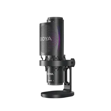 BOYA BY-K9 USB RGB Microphone 3 selectable patterns w. shockmount (9 zones RGB) - 