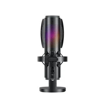 BOYA BY-K9 USB RGB Microphone 3 selectable patterns w. shockmount (9 zones RGB) - 