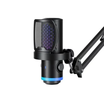 BOYA CastMic G40B - Dual-Diaphragm USB Microphone & Arm 24bit 192kHz Plug&Play