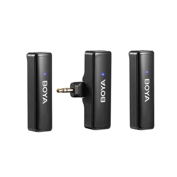 BOYALINK Mobile Wireless Mic for Android (USB-C) iPhone IOS and 3,5 TRS (laptop) 2 person vlog - 