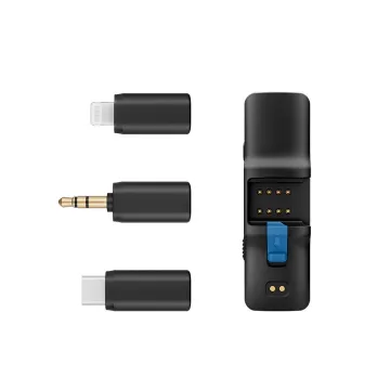 BOYALINK Mobile Wireless Mic for Android (USB-C) iPhone IOS and 3,5 TRS (laptop) 2 person vlog - 