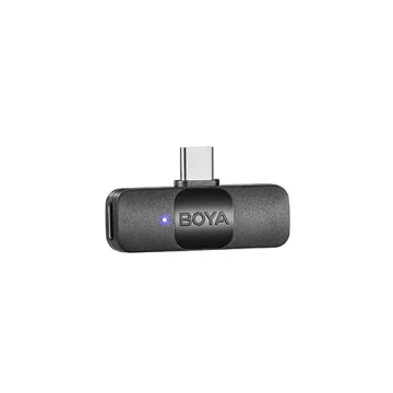 BOYA BY-V20 Wireless 2-person Lavalier Microphone for Android Mini Lapel USB-C connection - 