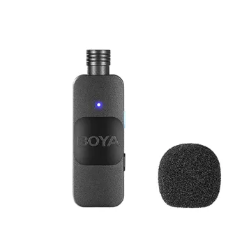 BOYA BY-V10 Wireless Lavalier Microphone for Android Mini Lapel USB-C connection - 