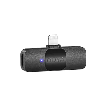 BOYA BY-V2 Wireless 2-person Lavalier Microphone for iPhone iPad Mini Lapel Lightning connection - 