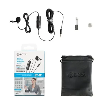 BOYA BY-M1 wired mic Universal Lavalier Microphone - 
