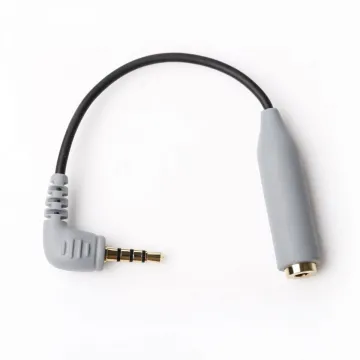 BOYA BY-CIP2 cable Smartphone Adapter Female TRS to 3.5mm Male TRRS - 