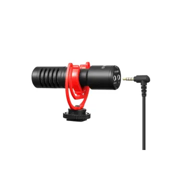 BOYA BY-MM1+ shotgun mic Universal Mini Shotgun Mic 3.5mm for camera, phone, laptop improved signal - 