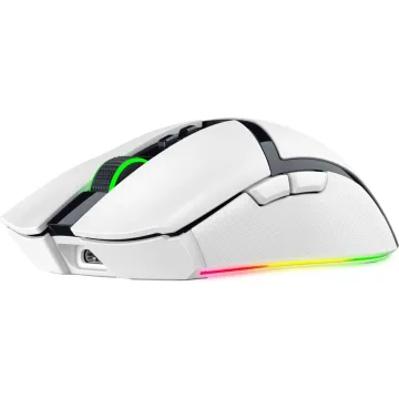 Razer COBRA PRO WHITE - Wireless Gaming Mouse - 30000 DPI - RGB UNDERGLOW - Bluetooth / 2.4Ghz - 77g - 