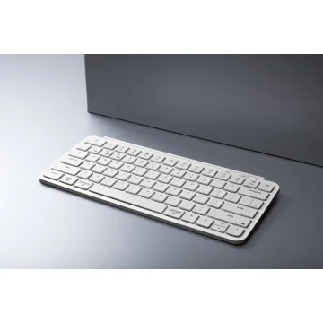 Keychron B1 Pro (B1P-K8) Ultraslim Mini Wireless Keyboard ZMK Online customize-Ivory White 75% US - 