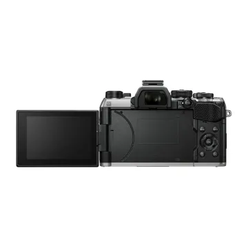 Olympus OM-5 II body silver, BLS-50 Battery, Eyecup, USB Connection Cable, Shoulder Strap - 