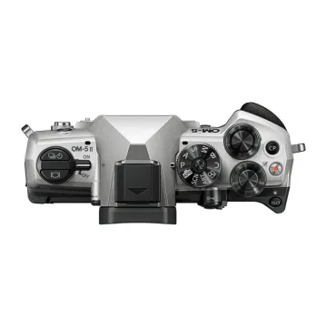 Olympus OM-5 II body silver, BLS-50 Battery, Eyecup, USB Connection Cable, Shoulder Strap - 