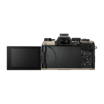 Olympus OM-5 II body sand beige, BLS-50 Battery, Eyecup, USB Connection Cable, Shoulder Strap - 