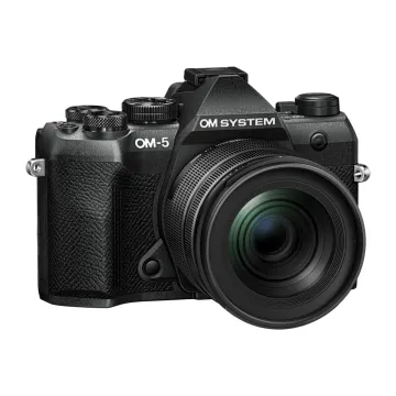 Olympus OM-5 II 1245 Kit black, OM-5 II body black, M.Zuiko Digital 12-45mm F4 PRO lens black,BLS-50 - 