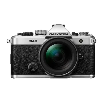 Olympus OM-System OM-3 kit silver, M.Zuiko Digital ED 12-45mm F4.0 PRO incl. Lens hood & Wrapping c - 