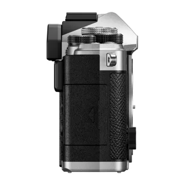 Olympus OM-System OM-3 body silver, CB-USB13 USB cable, Shoulder strap, Instruction manual, Warranty - 