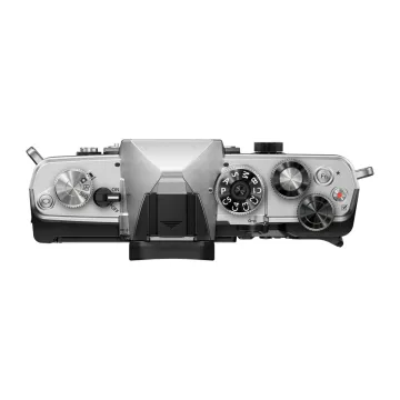 Olympus OM-System OM-3 body silver, CB-USB13 USB cable, Shoulder strap, Instruction manual, Warranty - 