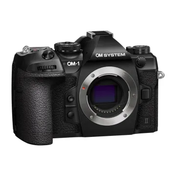Olympus OM System OM-1 II body black w. CB-USB13 USB cable, Shoulder strap, BLX-1 Li-ion battery - 