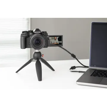 Olympus OM System OM-1 II body black w. CB-USB13 USB cable, Shoulder strap, BLX-1 Li-ion battery - 