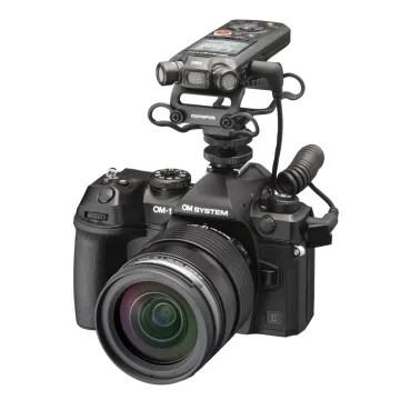 Olympus OM System OM-1 II body black w. CB-USB13 USB cable, Shoulder strap, BLX-1 Li-ion battery - 