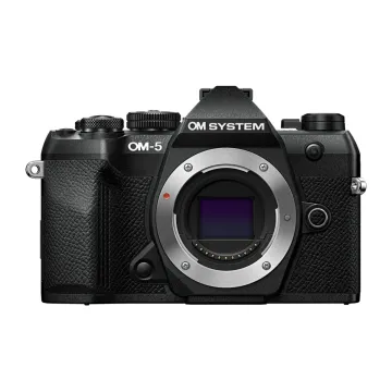Olympus OM-5 II body black, BLS-50 Battery, Eyecup, USB Connection Cable, Shoulder Strap