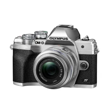 Olympus E-M10 IV Camera 1442 EZ Pancake Kit slv/slv, M.Zuiko Digital ED 14-42mm F3.5-5.6 EZ silver