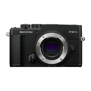 Olympus OM-System PEN Body black, Body cap, BLS-7 Li-ion battery, Hot shoe cover, Shoulder strap, In
