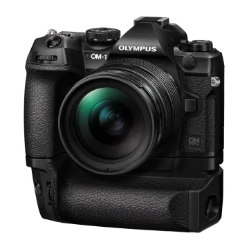 Olympus HLD-10 Power Battery Holder Grip for OM-1 (BLX-1 battery). - 