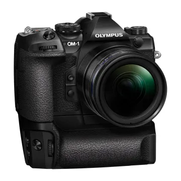 Olympus HLD-10 Power Battery Holder Grip for OM-1 (BLX-1 battery). - 