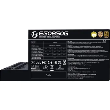 Lian Li Edge 850W Black 80+ Gold, Fully Modular ATX PSU - 