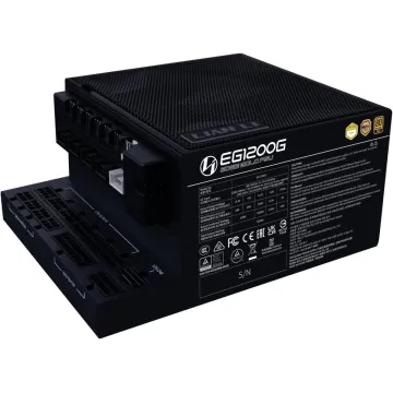 Lian Li Edge 1200W Black 80+ Gold (with USB HUB), Fully Modular ATX PSU - 