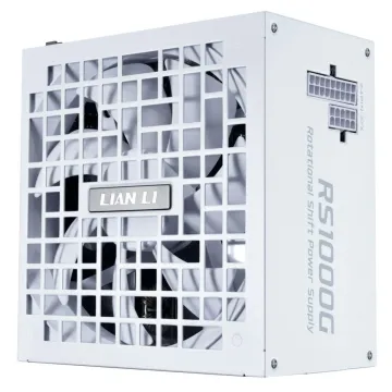 Lian Li RS1000G White - 1000 Watt 80+ Gold PSU - 12V-2x6 Colored Cable - RS Hub - Fully Modular