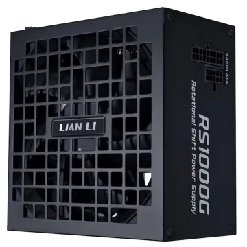Lian Li RS1000G Black - 1000 Watt 80+ Gold PSU - 12V-2x6 Colored Cable - RS Hub - Fully Modular