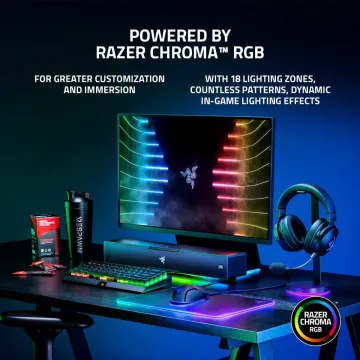 Razer LEVIATHAN V2 - RGB Gaming Sound Bar - THX Spatial 7.1 Audio - 